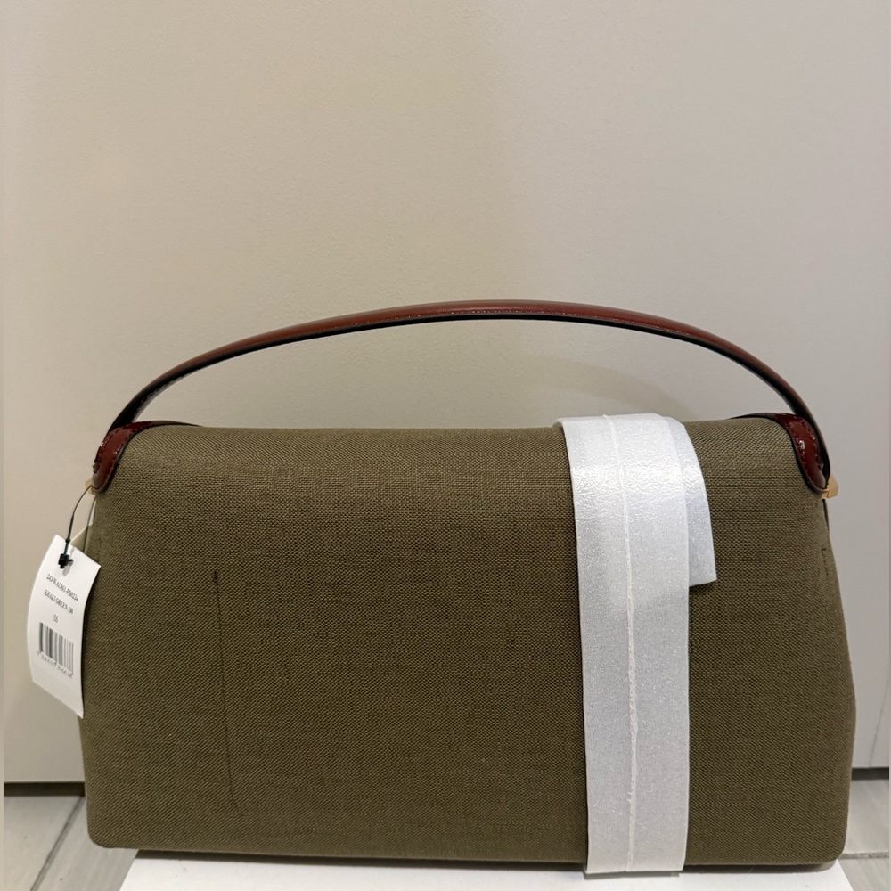 Toteme Canvas T-lock bag, Khaki Brown - Picture 11 of 12